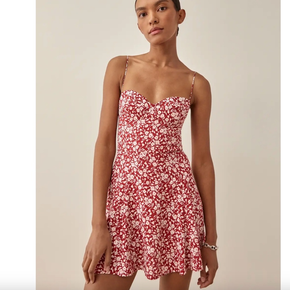 Reformation Women's Saskia Dress - Flower Girl - Size 4